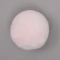 Pompon rosa soffice, morbido materiale in peluche, grazioso accessorio rotondo per borsa o chiavi. - Coda di coniglio serie Q - Rosa