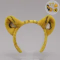 Cute plush tiger ear headband and tail set, perfect for children parties, stage shows, and cosplay. - Small Tiger Ears