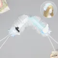 Χειροποίητη μπλε δαντελένια στέκα Lolita με χαριτωμένα φτερά αγγέλου για κορίτσια. - Polychromi Kordela - Mple
