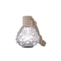15ml vidrio coche perfume botella colgante difusor botella vacía de vidrio para espejo retrovisor - Frasco con forma de concha / 15ml