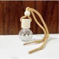 Frasco de perfume colgante para coche difusor de aceites esenciales con tapón de madera - 1 unidad (bolsa OPP)