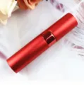 Tragbarer 15ml nachfuellbarer Parfuemzerstaeuber Spruehflasche mit Innenglas fuer Reisen. - Rot