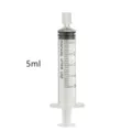 5ml plastic perfume syringe dispenser tool with clear measurement graduation marks for refill. - 5ml Syringe (Includes Adapter)