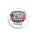 US 250th Anniversary commemorative coin with We The People and American flag design - We The People Flag Style (YP0607)