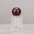 Glass Perfume Atomizer Bottle Red Round Cap Portable Empty Refillable Fragrance - 30ml / Red Ball