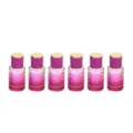 Flacone di profumo in vetro vuoto da 30 ml con spray a nebulizzazione fine e tappo rosa. - Rosso rosa