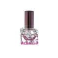 10ml square glass perfume bottle empty mist spray refillable cosmetic sample container - 10ml / Pink