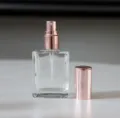 15ml Τετράγωνο Γυάλινο Μπουκάλι Αρώματος Άδειο Επαναγεμιζόμενο Δείγμα Καλλυντικό Δοχείο - Ροζ