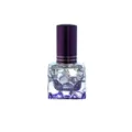 10ml square refillable glass perfume bottle travel spray container with a purple cap - 10ml / Purple
