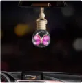 Auto Hängeparfüm Flasche Kristall Schmetterling ätherisches Öl Diffusor für Fahrzeugdekor - Lila