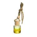 Car hanging perfume glass bottle, essential oil diffuser pendant for vehicle interior decor. - 8ML / Yellow