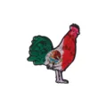 Golfhoedclip in de vorm van een haan met Mexicaanse vlag en officieel staatswapen - Haan Stijl Mexico Elementen (MJ229)