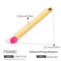Exquisite gold stainless steel matchstick pendant with vibrant pink enamel tip detail - Gold Pink Tipped Match Pendant (PJ94682)