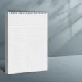A4 spiral grid notebook 80 sheets notepad student office writing stationery supply item - Grid Pattern / A4