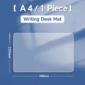 Transparente A4 Schreibunterlage Schreibtischschutz Matte aus klarem Kunststoff 1Stk - A4 (Standard-Prüfungspapierformat)