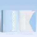 Truecolor A4 ντοσιέ με κρίκους διαφανές επαγγελματικός διοργανωτής χαρτιού 3-ring - Συνδετήρας + 4 Χρωματιστές Τσέπες / Φρέσκο Μπλε