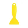 Yellow plastic scraper tool for journal stickers DIY smoothing and anti-warping crafts - S