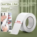 Weißes winddichtes Dichtungsband für Türen und Fenster, 5 cm Breite 20 m Länge Haushalt. - Breite 50mm Länge 20m / Weiß