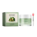 JAYSUING masque de nuit levres avocat avec pinceau hydratant nourrissant pot 20g - Avocat