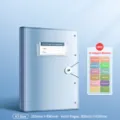 Classeur de rangement pour copies d'examen A3 bleu, organisateur 40 pages grande capacité. - 40 Pages par Paquet / Bleu