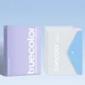 Truecolor A4 Ringordner und Ablagetaschen Set, fliederlila, Dokumentenorganizer für Schüler. - Ordner + 4 Farbige Datei-Taschen / Flieder