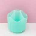 Caja organizadora de maquillaje de escritorio con soporte para bolígrafos verde menta - Verde Mate