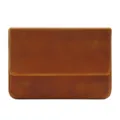 Astuccio per penne in pelle marrone stile vintage scatola portaoggetti per cancelleria - Marrone Crazy Horse