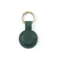 Custodia portachiavi in pelle verde scuro con anello metallico, passante magnetico. - Verde Scuro Crazy Horse