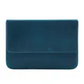 Astuccio per penne in pelle cavallo pazzo blu fatto a mano custodia cancelleria stile. - Blu Crazy Horse