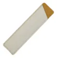 Echtleder Stiftetasche Handgemachte Füllfederhalter Hülle Vintage Schreibwaren Etui Weiß - Braunes Nebelwachs-Leder / 1 Stück/Packung