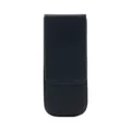 Astuccio in pelle scura, custodia per penne vintage minimalista per ufficio e scuola. - Nero Crazy Horse