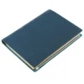 Quaderno ad anelli in vera pelle bovina A4 Vintage Crazy Horse variante blu scuro - Crazy horse bluastro