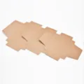 400G kraftpapier notitieboekje doos blanke platte sjabloon voor dagboek verpakking - Kraft Papieren Doos / L standaardformaat