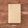 Recharge de carnet de voyage en papier kraft, insert de bloc-notes portable 140x90mm. - 90mm*140mm