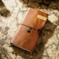 Vintage Crazy Horse Leather TN Traveler Notebook Brown Journal Planner Cover with Charm - Regular Fit / Brown