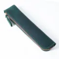 Dunkelgrüne Leder Stifttasche, vintage Eingabestift Schutzhülle für Apple iPad Stift. - Crazy Horse Dunkelgrün