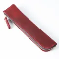 Astuccio in pelle vintage custodia borsa per Apple iPad Pencil stilo protezione. - Rosso Vino Crazy Horse