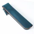 Astuccio in pelle vintage per Apple Pencil, custodia protettiva blu scuro per stilo. - Bluastro Crazy Horse