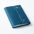 Copertina per quaderno in vera pelle blu A5 A6 agenda custodia protettiva diario - Bluastro Crazy Horse (Include inserto)