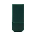 Astuccio in pelle verde scuro, borsa di conservazione magnetica per penna a 3 scomparti. - Verde Scuro Crazy Horse