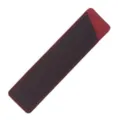 Etui à stylo en cuir véritable fait main marron foncé vintage protection pour stylo plume - Crazy horse bordeaux / 1 Pièce/Paquet