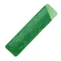 Étui à stylo en cuir gaufré vert, pochette de rangement pour stylo plume vintage. - Cuir sculpté vert / 1 Pièce/Paquet