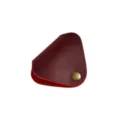 Organisateur de câble en cuir fait main vintage enrouleur pour écouteur USB support - Crazy horse bordeaux
