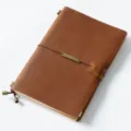 Vintage brown leather traveler notebook retro journal diary handmade notebook pad - A5 Model / Crazy Horse Brown