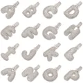 Sparkling hip hop bubble initial pendants with micro-pave cubic zirconia set A-P - Letter A Style / White Gold