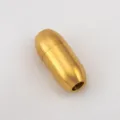 Chiusura magnetica ovale durevole in acciaio inox dorato per creazione di gioielli - Piccolo (7x15.6mm) / Oro