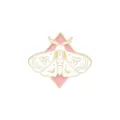 Broche en émail blanc et rose en forme de papillon avec bordure dorée élégante - Style Mite Rose Blanc (XZ3418)