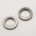 Paire d'anneaux circulaires polis en acier inoxydable pour accessoires de bijoux DIY - 16x3x11mm (10 Pièces/Paquet) / Acier