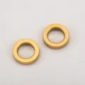 Anneaux intercalaires dorés en acier inoxydable pour création de bijoux DIY - 12x2.5x8mm (10 Pièces/Paquet) / Or