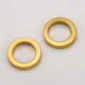 Paire d'anneaux fermés en acier inoxydable doré brillant pour création de bijoux - 16x3x11mm (10 Pièces/Paquet) / Or